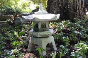 Japanese snow view lantern