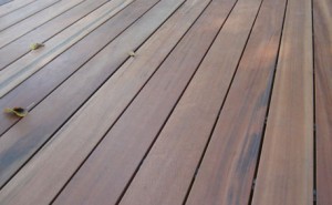 Hardwood wood decking material - Tiger Deck